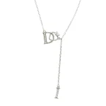 Κολιέ ασημένιο με ζιργκόν