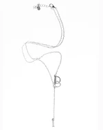 Κολιέ ασημένιο με ζιργκόν - Image 2