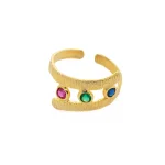 Δαχτυλίδι ασημένιο-επιχρυσωμένο Βυζαντινού στύλ