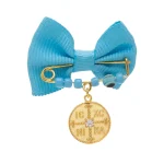 Παραμάνα ασημένια-επιχρυσωμένη για νεογέννητα