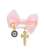 Παραμάνα ασημένια-επιχρυσωμένη για νεογέννητα