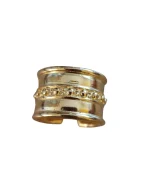 Δαχτυλίδι χειροποίητο επίχρυσο