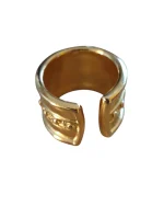 Δαχτυλίδι χειροποίητο επίχρυσο - Image 4