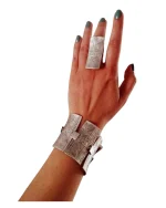 Δαχτυλίδι χειροποίητο επάργυρο boho - Image 2