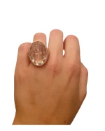 Δαχτυλίδι ασημένιο-επιχρυσωμένο “fusion” - Image 2