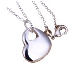 Μενταγιόν καρδούλα επάργυρη