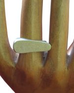 Δαχτυλίδι ασημένιο μέ επίχρυση επιφάνεια vintage - Image 4