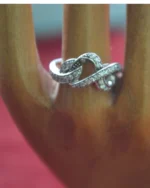 Δαχτυλίδι ασημένιο μέ ζιρκόν vintage - Image 3