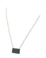 Μενταγιόν ασημένιο επιχρυσωμένο μέ ζιρκόν - Image 3