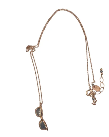 Μενταγιόν ασημένιο-επιχρυσωμένο “γυαλιά ηλίου”