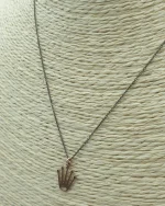 Μενταγιόν ασημένιο-επιχρυσωμένο “κορώνα” - Image 3