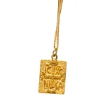 Μενταγιόν ασημένιο-επιχρυσωμένο “φλουρί κωνσταντινάτο”