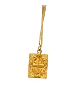 Μενταγιόν ασημένιο-επιχρυσωμένο “φλουρί κωνσταντινάτο”