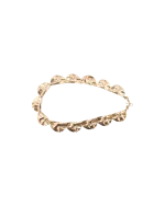 Κολιέ χειροποίητο από ασήμι επιχρυσωμένο vintage - Image 3