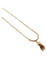 Κολιέ vintage από ασήμι-επιχρυσωμένο - Image 2