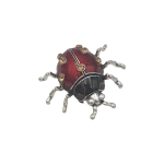 Καρφίτσα με σμάλτο και κρύσταλλα “πασχαλιά”