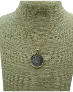 Μενταγιόν ασημένιο – επιχρυσωμένο “δίσκος της Φαιστού” - Image 2