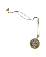 Μενταγιόν ασημένιο – επιχρυσωμένο “δίσκος της Φαιστού” - Image 3