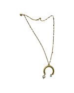 Μενταγιόν πέταλο με πέρλα και ματάκι - Image 3