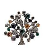 Καρφίτσα σε στύλ ρετρό με κρύσταλλα