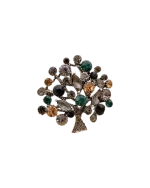 Καρφίτσα σε στύλ ρετρό με κρύσταλλα - Image 2