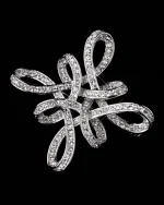 Καρφίτσα σε στύλ ρετρό με κρύσταλλα - Image 2