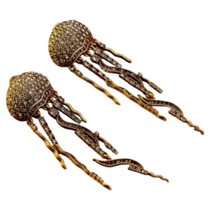 Σκουλαρίκια bronze "μέδουσα" boho