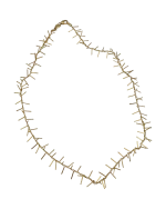 Κολιέ ασημένιο-επιχρυσωμένο - Image 2