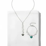 Κολιέ σέτ μέ το βραχιόλι του ασημένιο