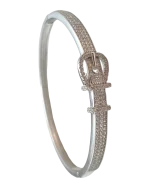 Βραχιόλι ασημένιο μέ ζιρκόν “ζώνη” - Image 2