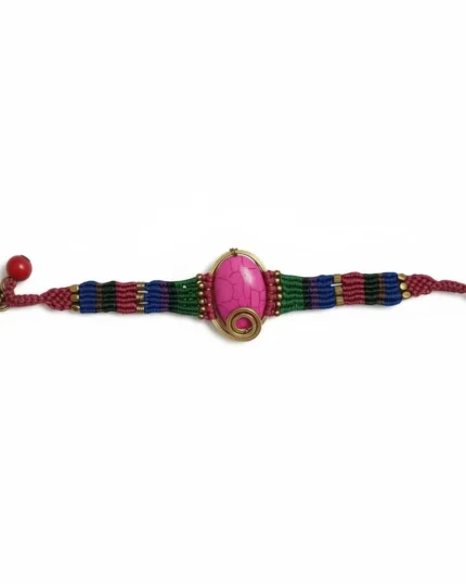 Βραχιόλι χειροποίητο μακραμέ African boho