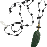 Κολιέ χειροποίητο με jade και όνυχα