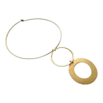 Κολιέ/choker χειροποίητο επιχρυσωμένο 22Κ