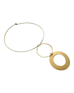 Κολιέ/choker χειροποίητο επιχρυσωμένο 22Κ