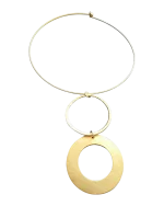 Κολιέ/choker χειροποίητο επιχρυσωμένο 22Κ - Image 3