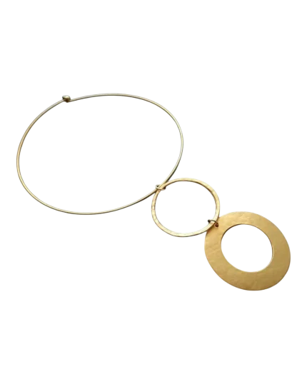 Κολιέ/choker χειροποίητο επιχρυσωμένο 22Κ