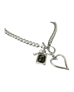 Κολιέ χειροποίητο επάργυρο boho - Image 3