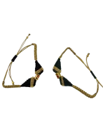 Χειροποίητο βραχιόλι μακραμέ “φτερά”