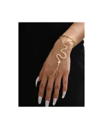 Βραχιόλι-δαχτυλίδι slave bracelet ethnic boho “φίδι” - Image 2