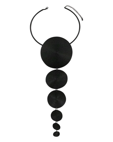 Κολιέ – choker μαύρο μεταλλικό