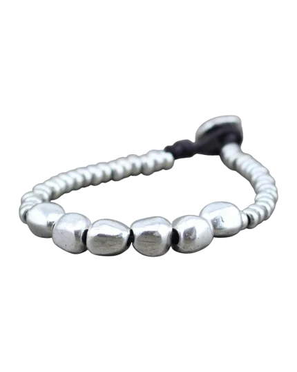 Βραχιόλι unisex με μεταλλικές λεπτομέρειες