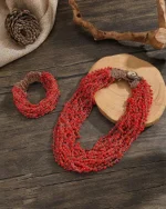 Κολιέ με χάνδρες boho - Image 4