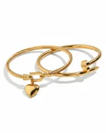 Βραχιόλια σέτ των 2 απο ανοξείδωτο ατσάλι