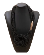 Κολιέ με χάνδρες σε πολλαπλές σειρές boho - Image 2