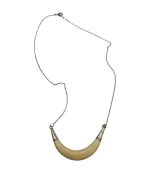 Κολιέ ασημένιο με κόκαλο vintage - Image 2