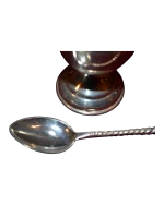 Διακοσμητικό ασημένιο αυγοθήκη vintage - Image 4