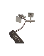 Μανικετόκουμπα ατσάλινα Comete Gioielli με μπριγιάν - Image 3