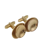 Μανικετόκουμπα ασημένια-επιχρυσωμένα vintage - Image 4