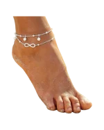 Αλυσίδα ποδιού διπλή boho