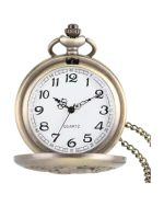 Ρολόι κρεμαστό λαιμού τύπου ρετρό μπρονζέ - Image 3